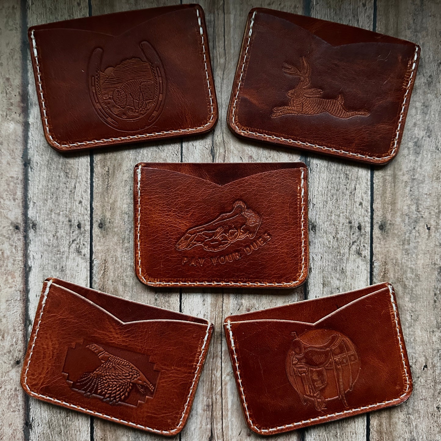 The Leigh Wallet in Old English