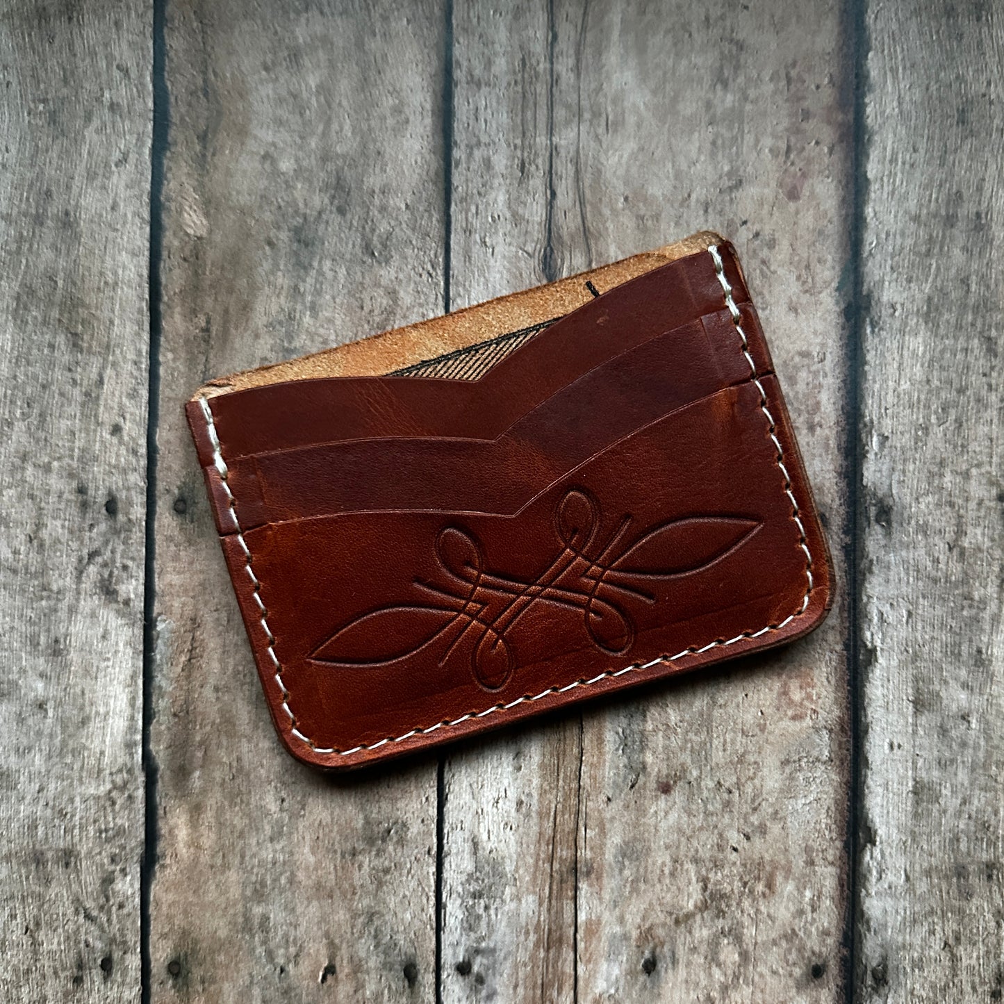 The Leigh Wallet in Old English