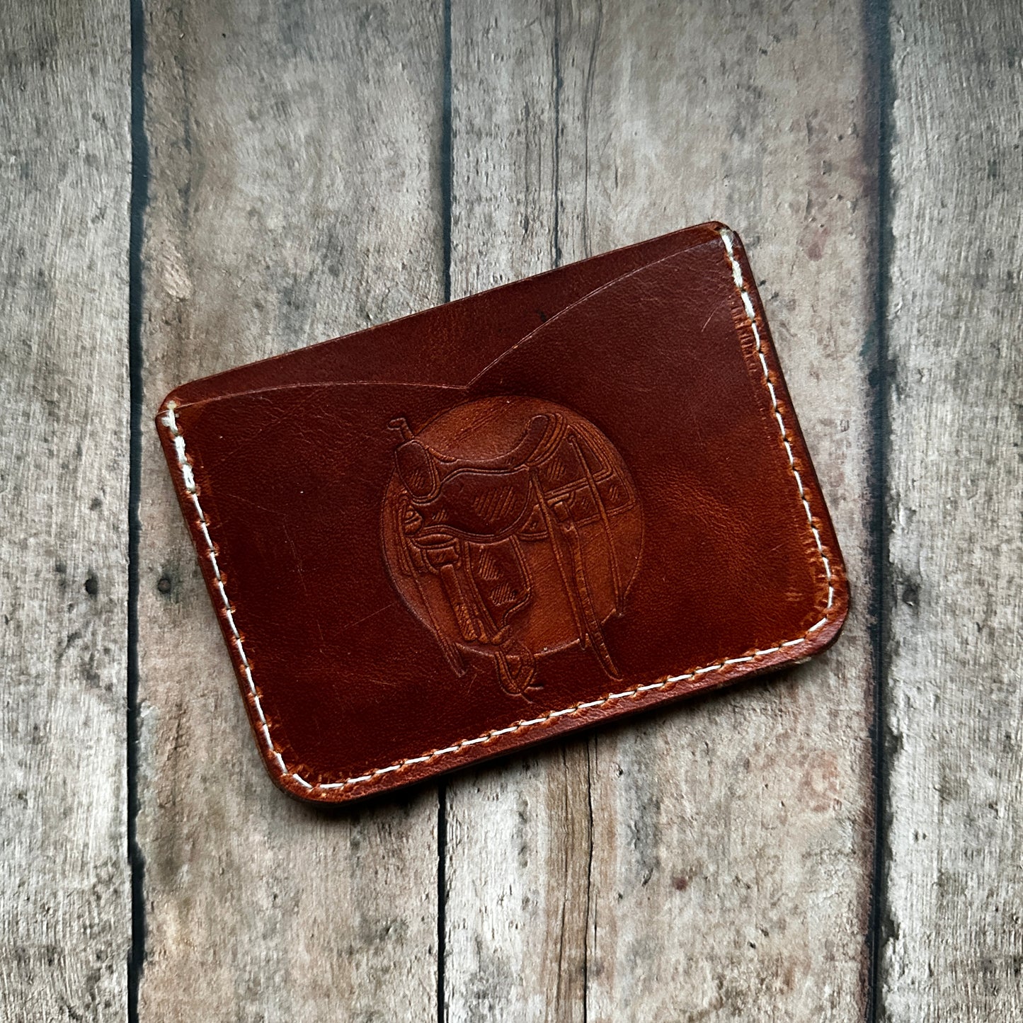 The Leigh Wallet in Old English