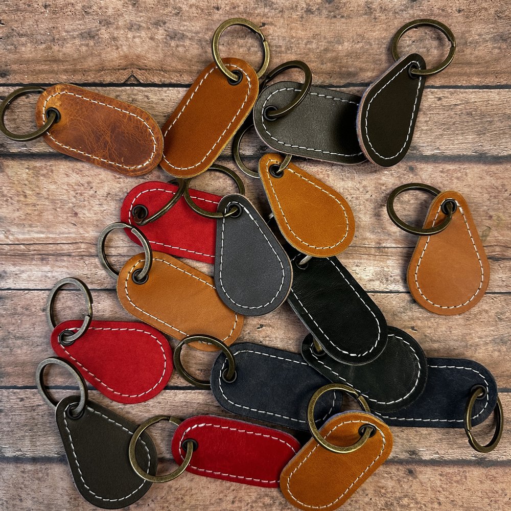 Reclaimed Pennant Flag Keychain