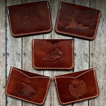 The Leigh Wallet in Old English