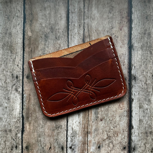 The Leigh Wallet in Old English